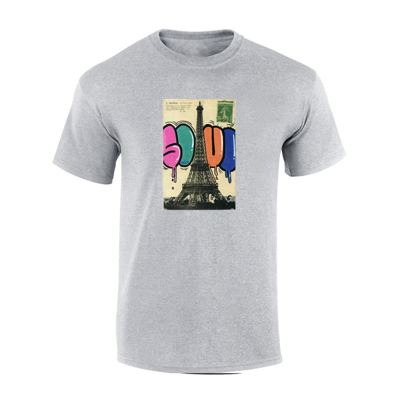 TShirt gris Soul Tour eiffel