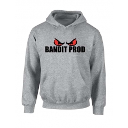 Sweat capuche gris Bandit Prod de junior bvndo sur Scredboutique.com