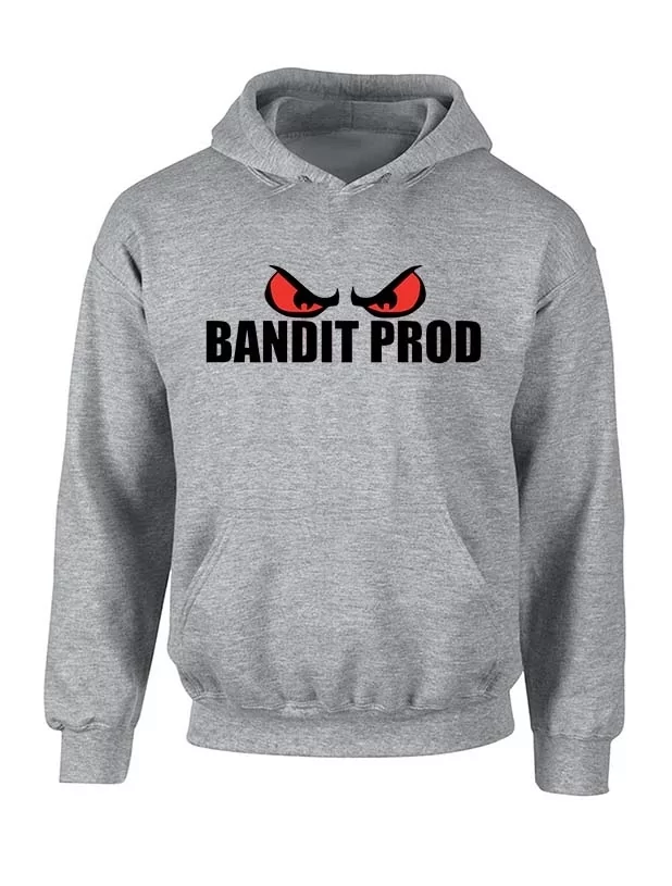 Sweat capuche gris Bandit Prod de junior bvndo sur Scredboutique.com