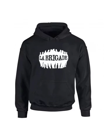 la brigade Sweat capuche noir La Brigade