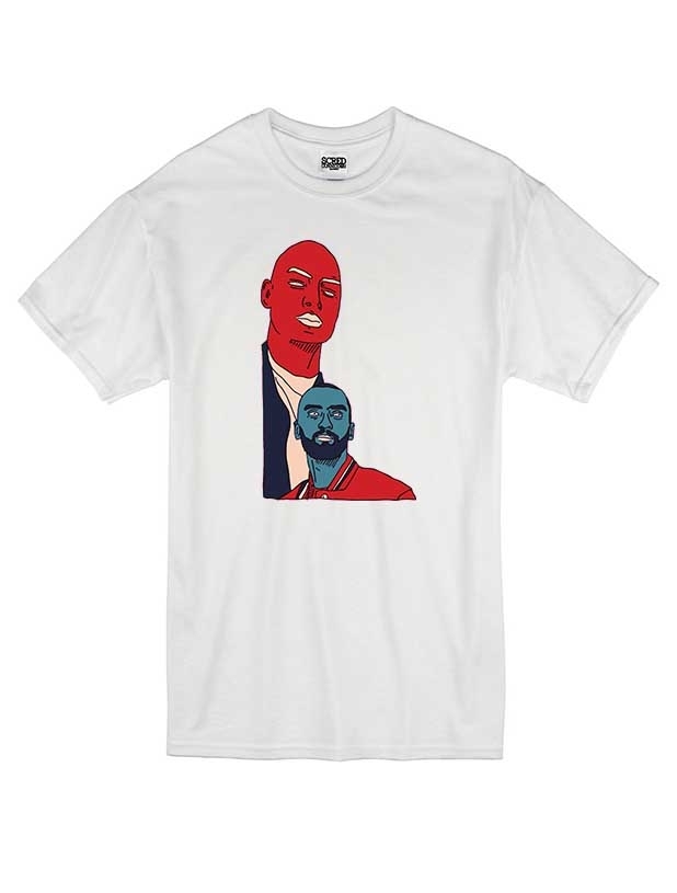 T Shirt Blanc by Sims - LUNATIC