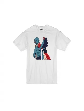 kery james T Shirt Blanc by Sims - KERY JAMES