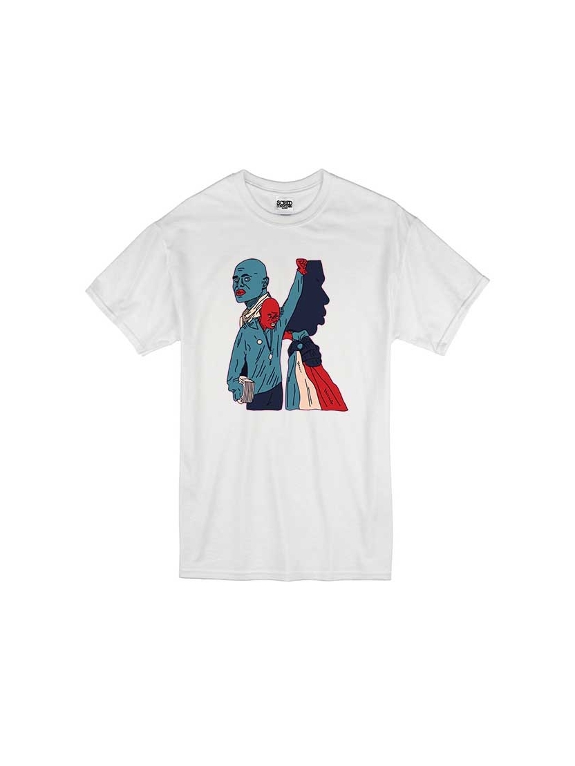 T Shirt Blanc by Sims - KERY JAMES