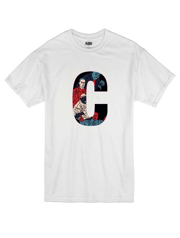 T Shirt Blanc by Sims - LA CLIQUA