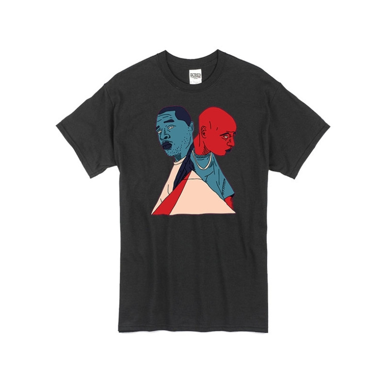 T Shirt Noir by Sims - X-MEEN