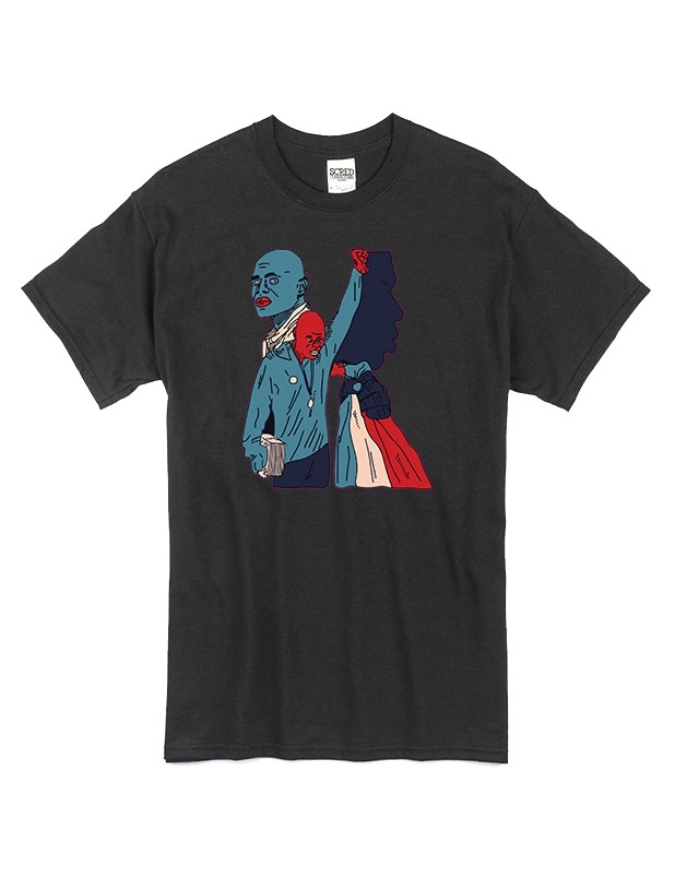 T Shirt Noir by Sims - KERY JAMES