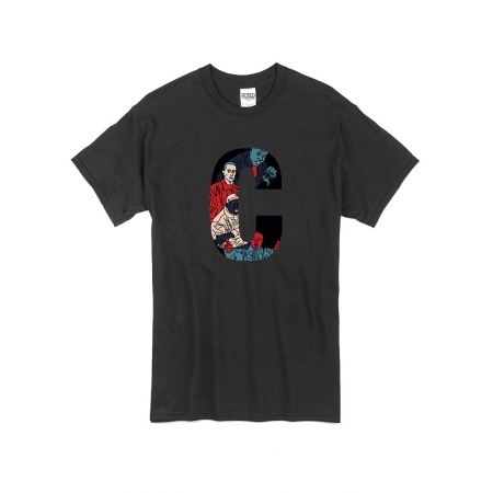 T Shirt Noir by Sims - LA CLIQUA