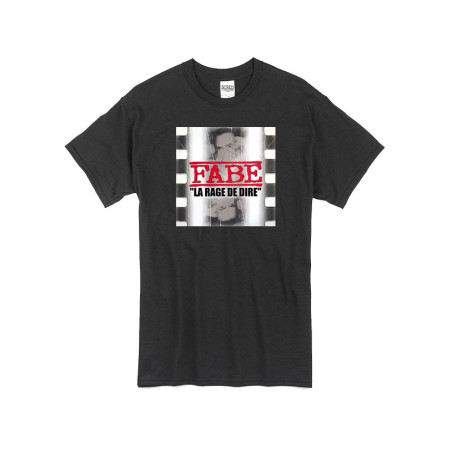 TShirt Noir Fabe La Rage