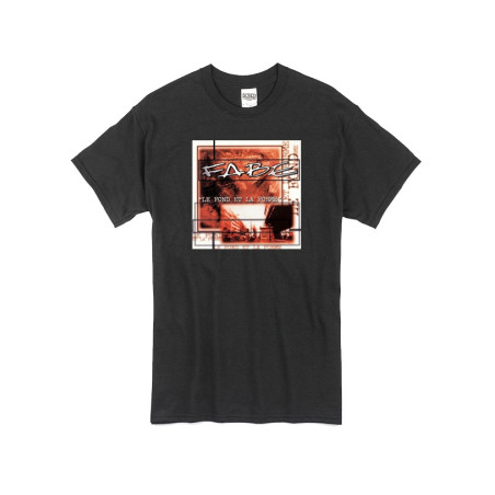 TShirt Noir Fabe La Rage