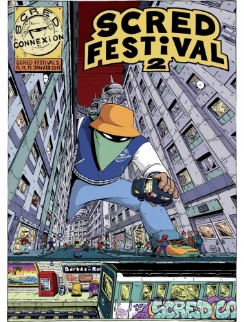 Pack 5 Affiches Scred Festival 