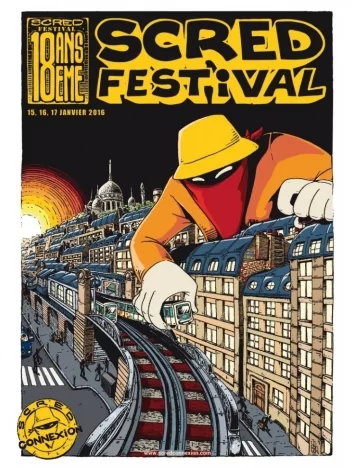 Pack 5 Affiches Scred Festival 
