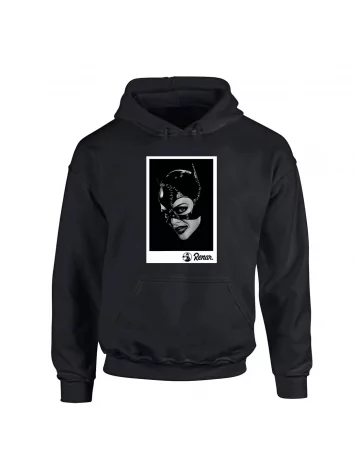 renar Sweat capuche noir Renar - Catwoman