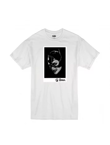 renar T Shirt Blanc Renar - Catwoman
