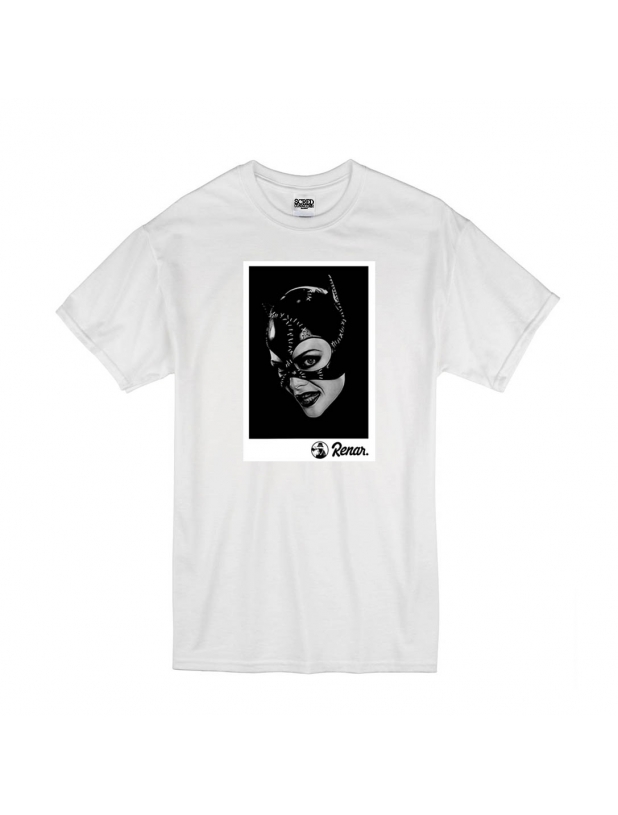 T Shirt Blanc Renar - Catwoman