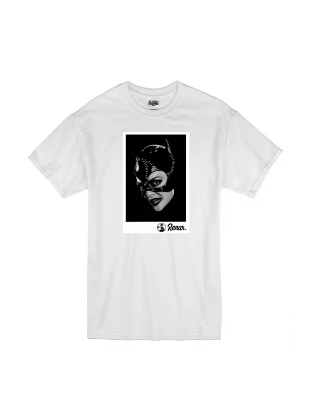 T Shirt Blanc Renar - Catwoman de renar sur Scredboutique.com