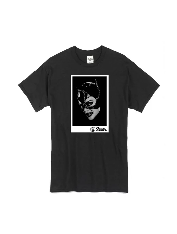 T Shirt Noir Renar - Catwoman de renar sur Scredboutique.com
