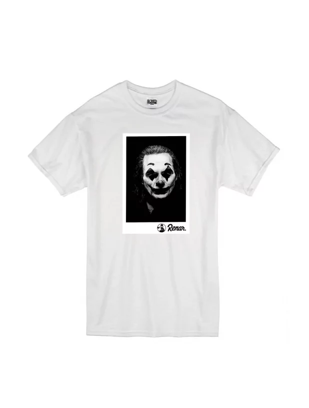 T Shirt Blanc Renar - Joker de renar sur Scredboutique.com