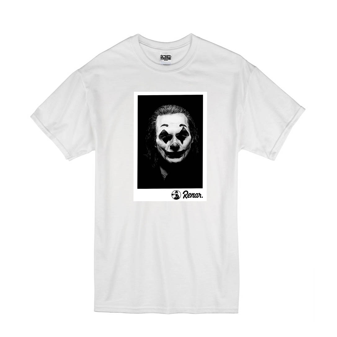 T Shirt Blanc Renar - Joker de renar sur Scredboutique.com