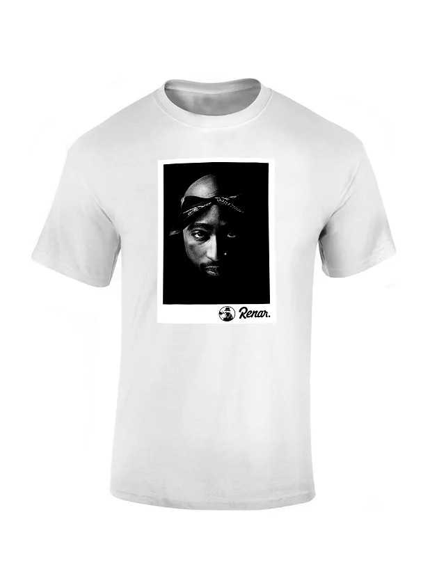 T shirt Renar Tupac Blanc de renar sur Scredboutique.com