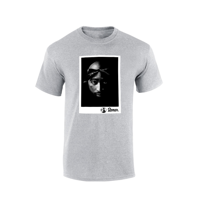 T shirt Renar Tupac Gris