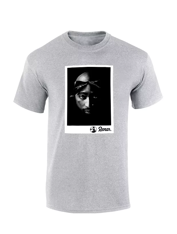 T shirt Renar Tupac Gris de renar sur Scredboutique.com