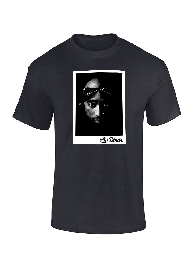T shirt Renar Tupac Noir de renar sur Scredboutique.com