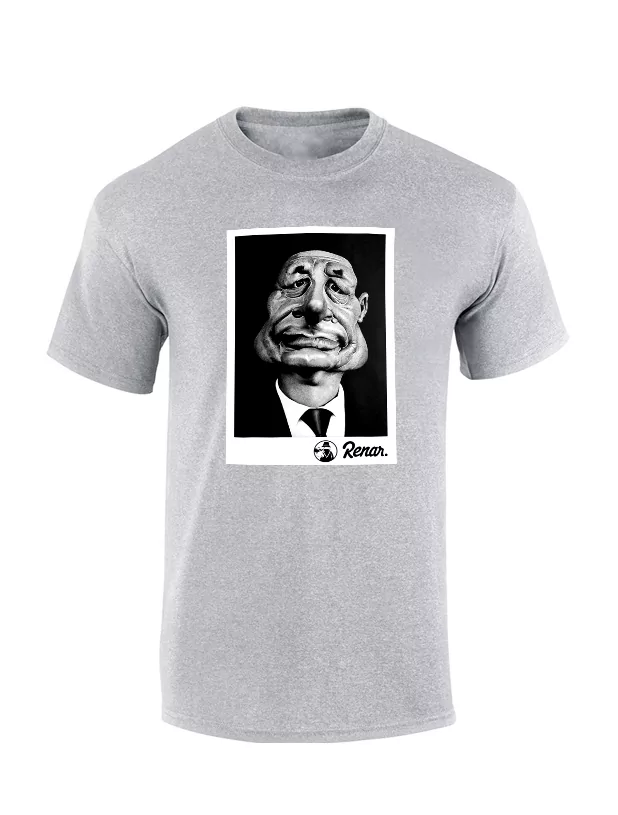 T shirt Renar Chirac Gris de renar sur Scredboutique.com
