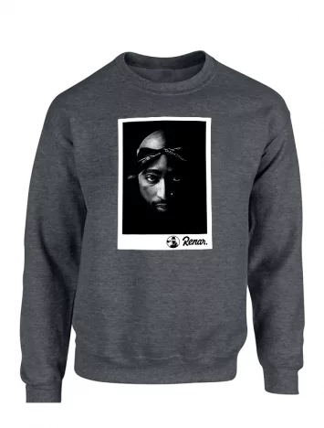 Sweat Renar Tupac Gris Fonce