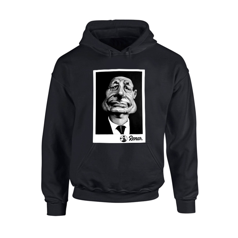 Sweat Capuche Renar Chirac Noir