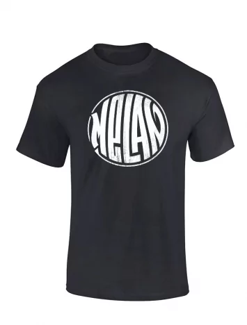 melan T Shirt Melan Noir