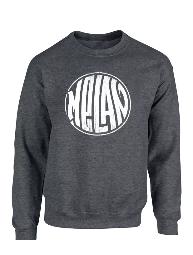 Sweat Melan gris fonce de melan sur Scredboutique.com