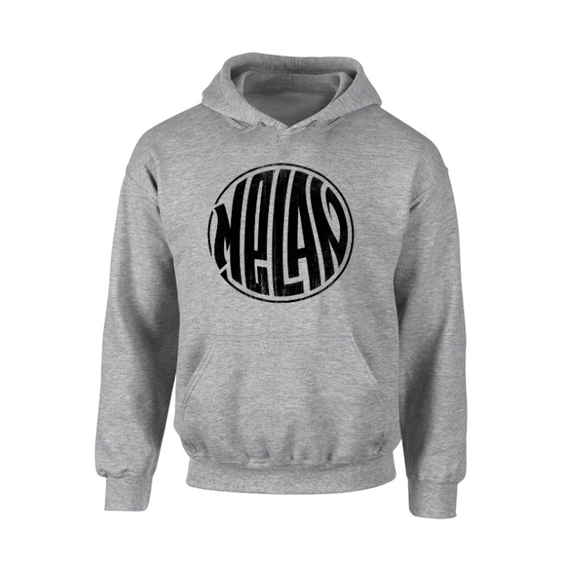 Sweat Capuche Melan Gris