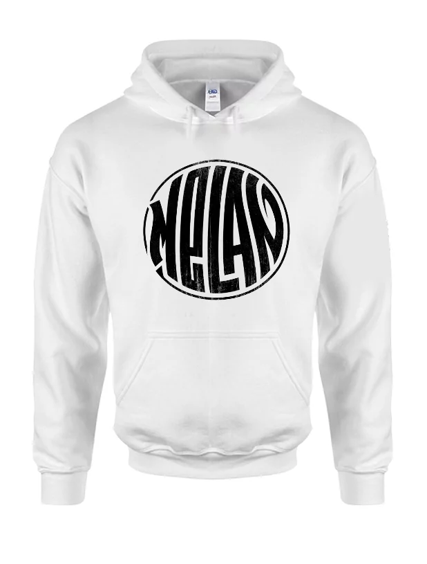 Sweat Capuche Melan Blanc de melan sur Scredboutique.com