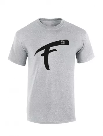 T Shirt Fhat.R gris logo F