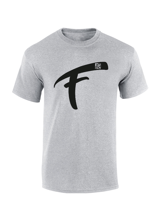 T Shirt Fhat.R gris logo F