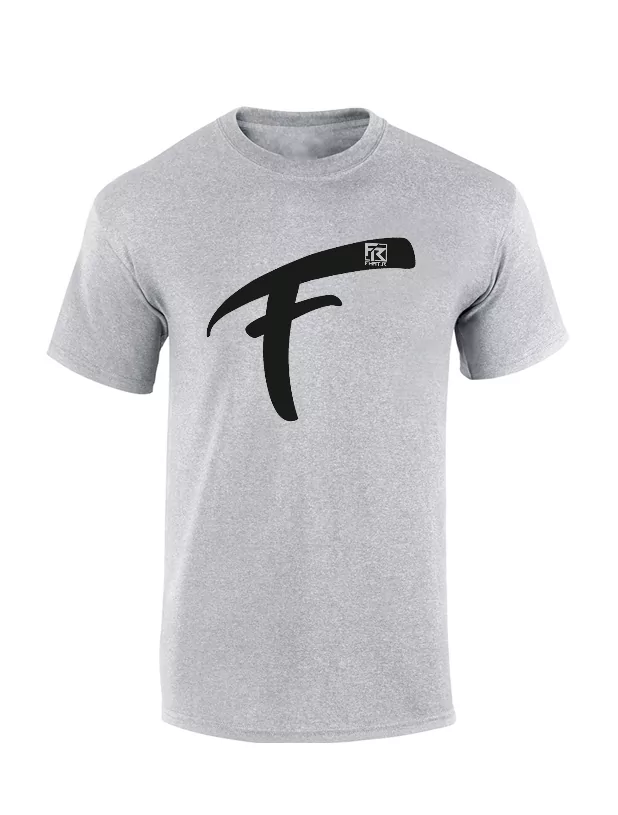 T Shirt Fhat.R gris logo F de fhat r sur Scredboutique.com