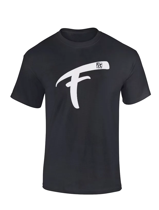 T Shirt Fhat.R noir logo F de fhat r sur Scredboutique.com