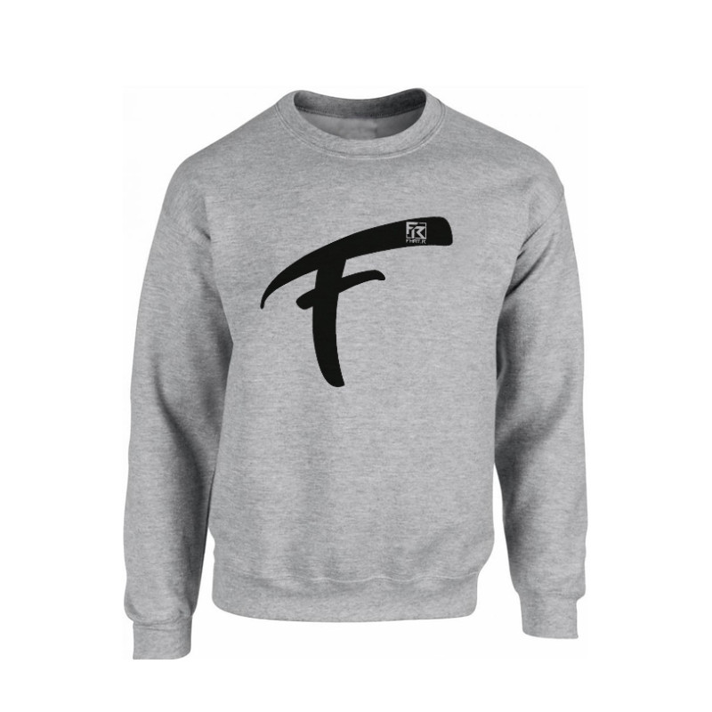 Sweat Fhat.R gris logo F