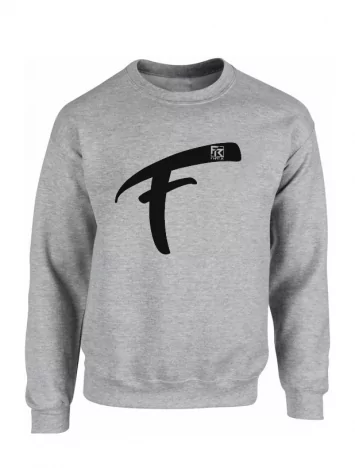 Sweat Fhat.R gris logo F