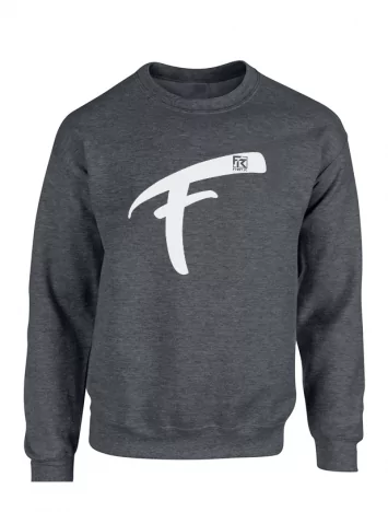Sweat Fhat.R gris foncé logo F