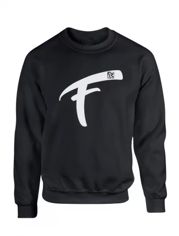 Sweat Fhat.R noir logo F