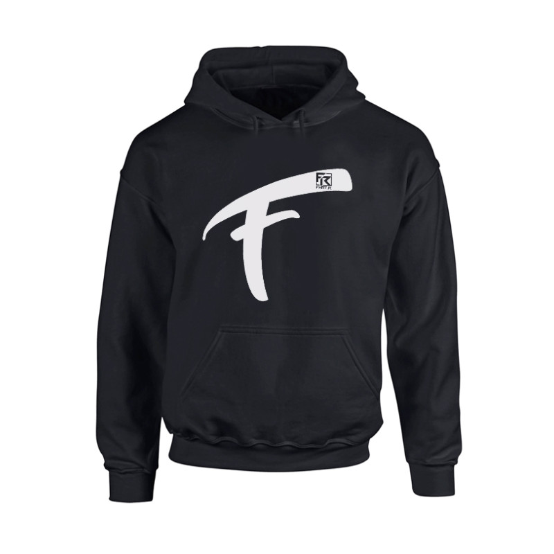 Sweat Capuche Fhat.R noir logo F