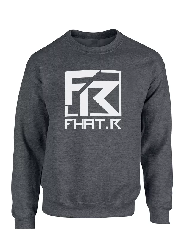 Sweat Fhat.R gris foncé de fhat r sur Scredboutique.com