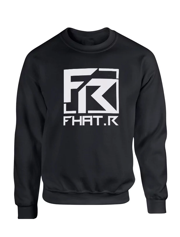 Sweat Fhat.R noir de fhat r sur Scredboutique.com