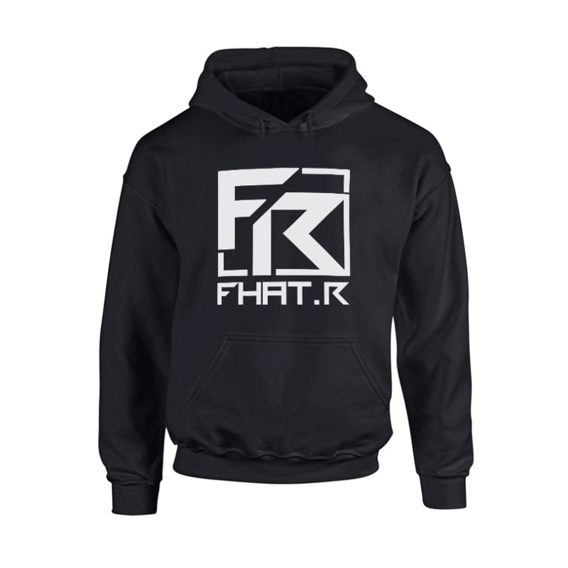 Sweat Capuche Fhat.R Noir