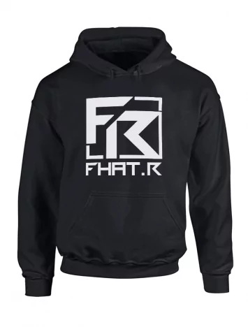 Sweat Capuche Fhat.R Noir