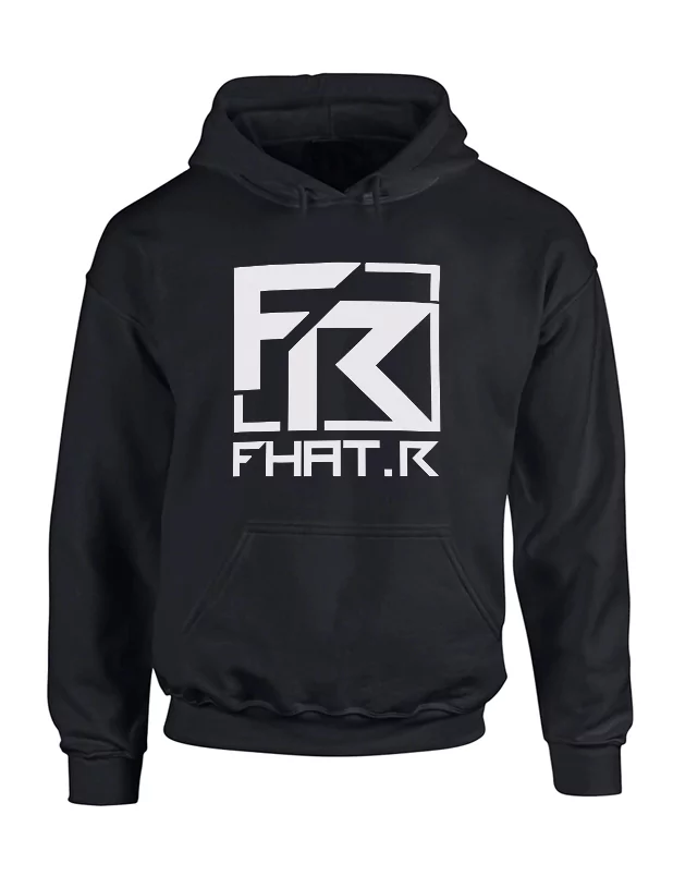 Sweat Capuche Fhat.R Noir de fhat r sur Scredboutique.com