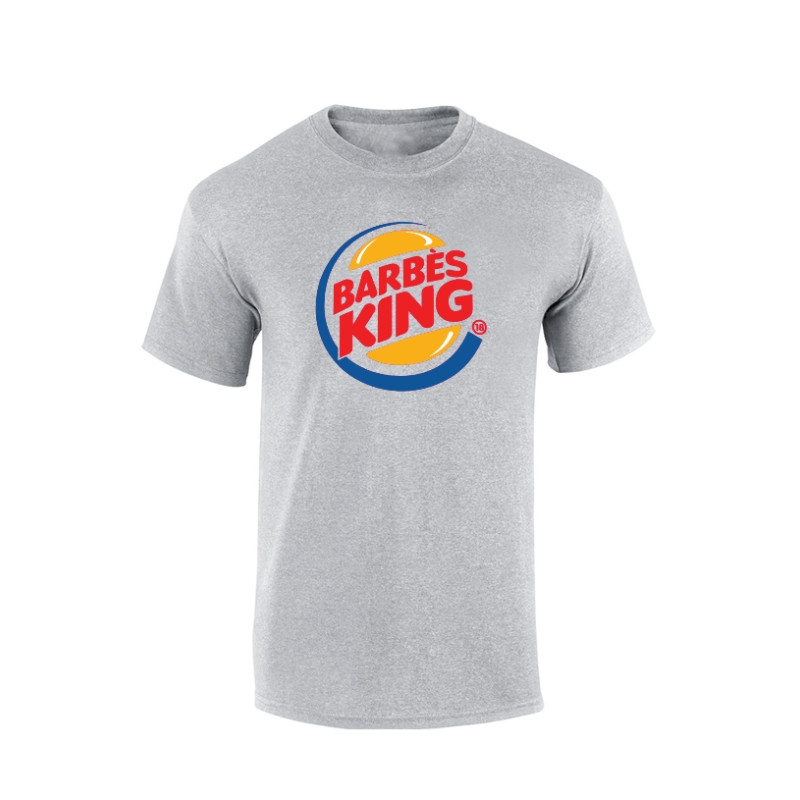 T-shirt Gris Barbes King