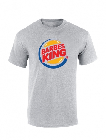 T-shirt Gris Barbes King