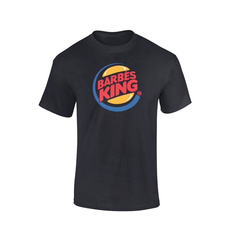 T-shirt Noir Barbes King